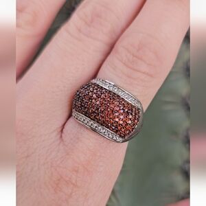 Elegant Garnet Ring
